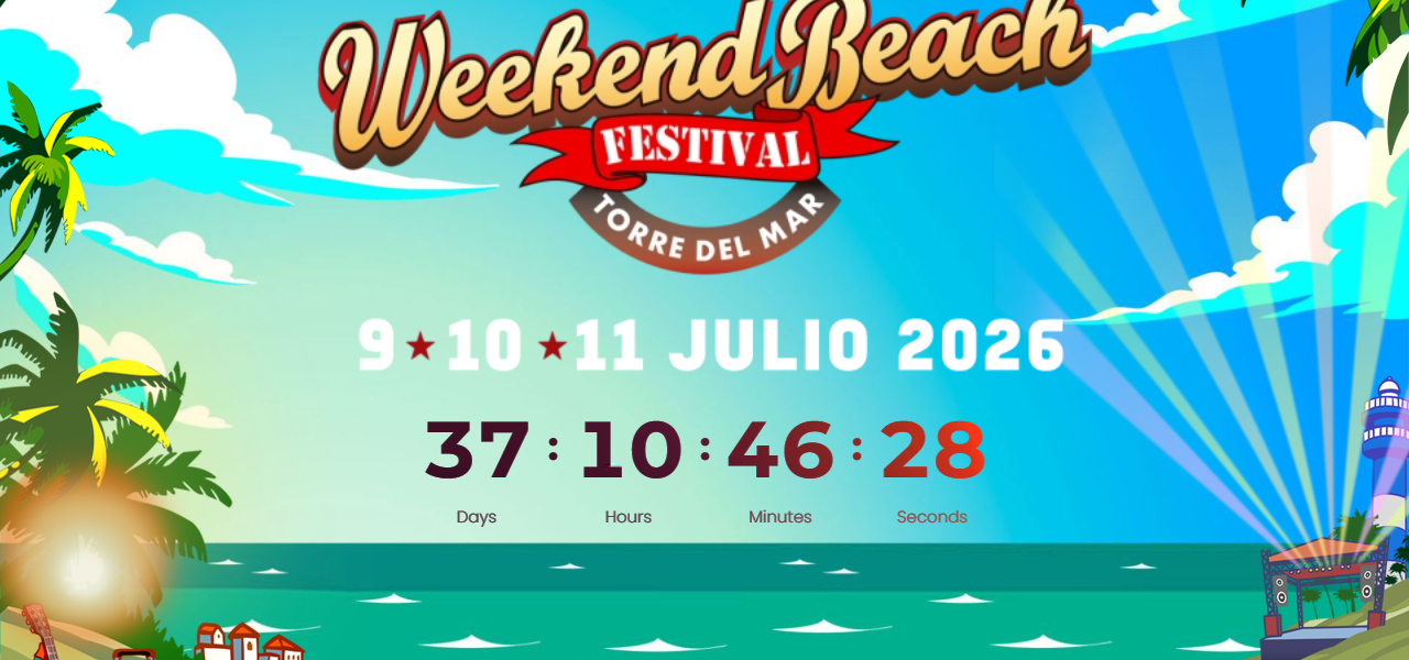 Weekend Beach Festival 2026 — Torre del Mar