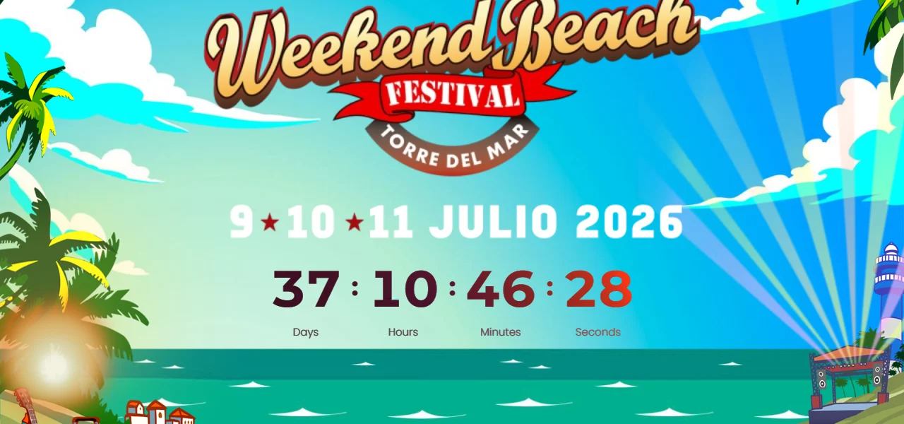 Weekend Beach Festival 2026 — Torre del Mar